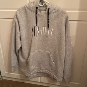 Grey all saints hoodie